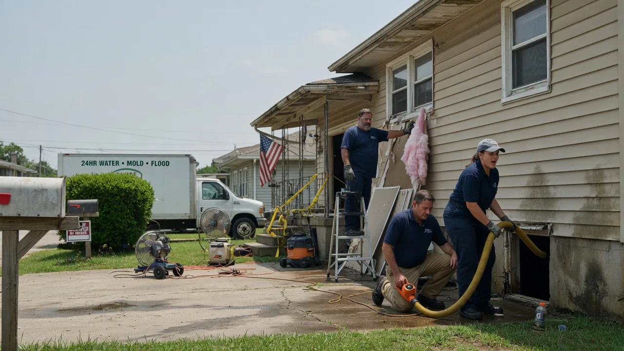 Water Damage Repair in Kampsville, IL near me